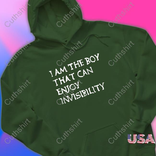 Wiz Khalifa Wearing I Am The Boy That Can Enjoy Invisibility T Shirt Wiz Khalifa Wearing I Am The Boy That Can Enjoy Invisibility T Shirt