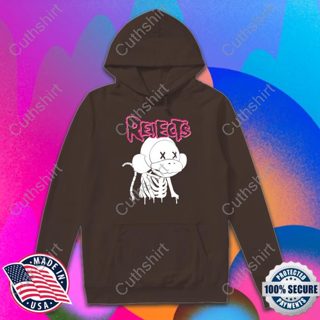 Wordslikerad Monke Rejects Hoodie Wordslikerad Monke Rejects Hoodie