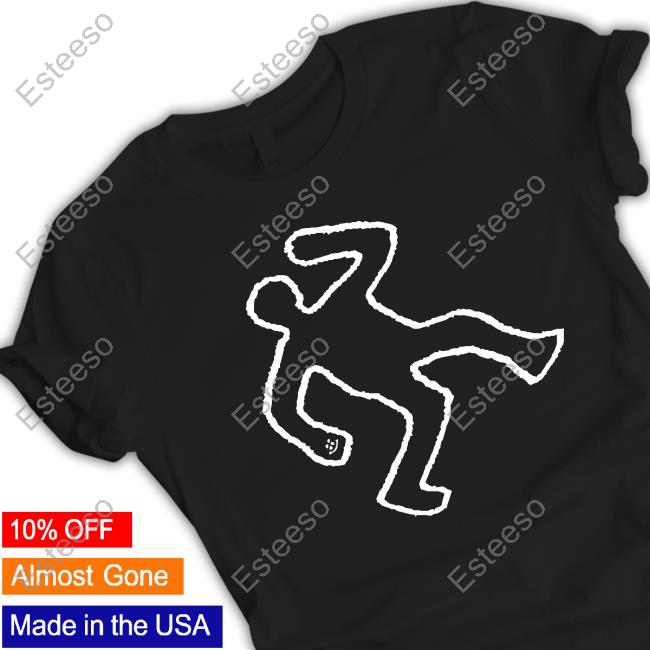 Patient Zero Ericdoa Chalk Outline Tee Shirt Patient Zero Ericdoa Chalk Outline Tee Shirt