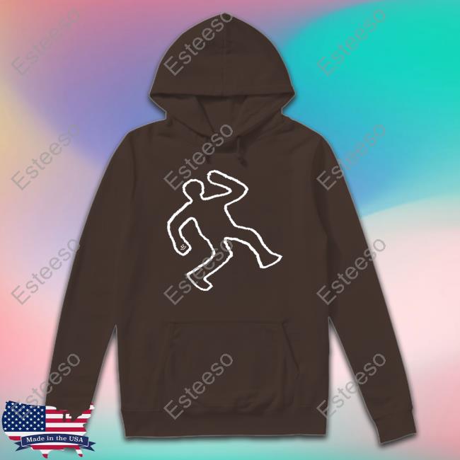 Patient Zero Ericdoa Chalk Outline Tee Shirt Patient Zero Ericdoa Chalk Outline Tee Shirt