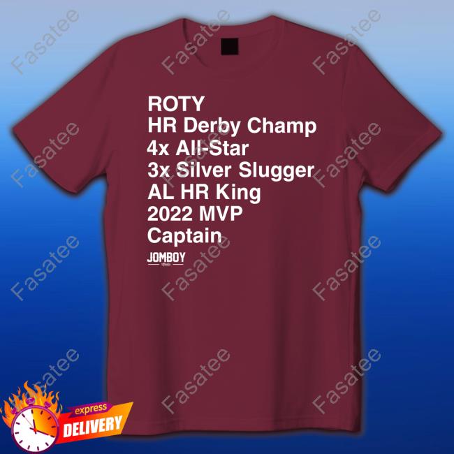 Talkinyanks Roty Hr Derby Champ 4X All-Star 3X Silver Slugger Al Hr King 2022 Mvp Captain Crewneck Sweatshirt Talkinyanks Roty Hr Derby Champ 4X All-Star 3X Silver Slugger Al Hr King 2022 Mvp Captain Crewneck Sweatshirt