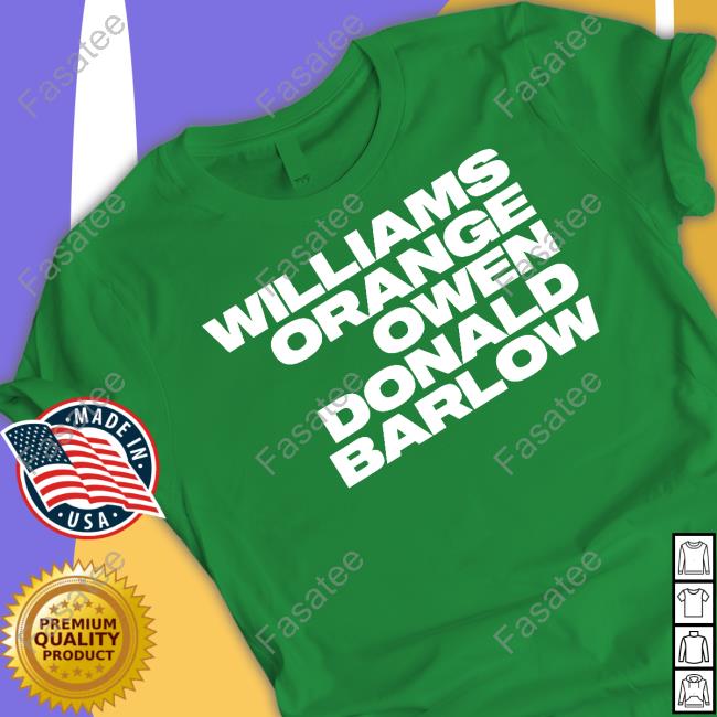Msrachelstevens Williams Orange Owen Donlad Barlow Tee