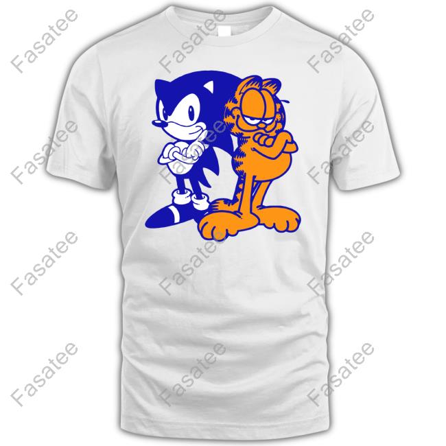 Mamono Sonic & Garfield Tee Shirt
