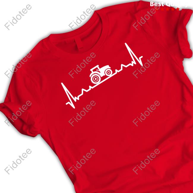 Heartbeat And Tractor Long Sleeve T Shirt Heartbeat And Tractor Long Sleeve T Shirt