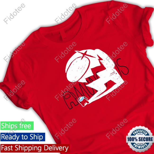 Among Us Impostor Red Shadow Adult New Shirt Among Us Impostor Red Shadow Adult New Shirt
