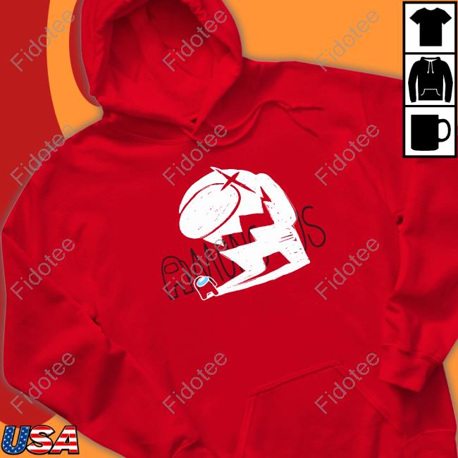 Among Us Impostor Red Shadow Adult New Shirt Among Us Impostor Red Shadow Adult New Shirt