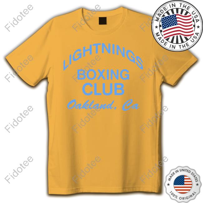 Lightning's Boxing Club Oakland Ca Hoodie Sweatshirt Lightning's Boxing Club Oakland Ca Hoodie Sweatshirt