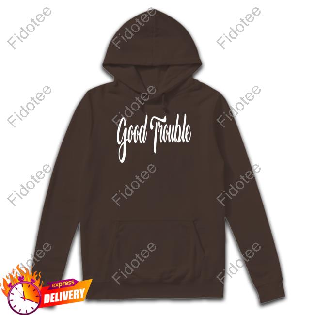 Harry A Dunn Wearing Good Trouble Hooded Sweatshirt Harry A Dunn Wearing Good Trouble Hooded Sweatshirt