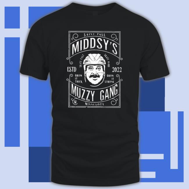 Minnesota Wild Sotastick Middsy’S Muzzy Gang T- shirt