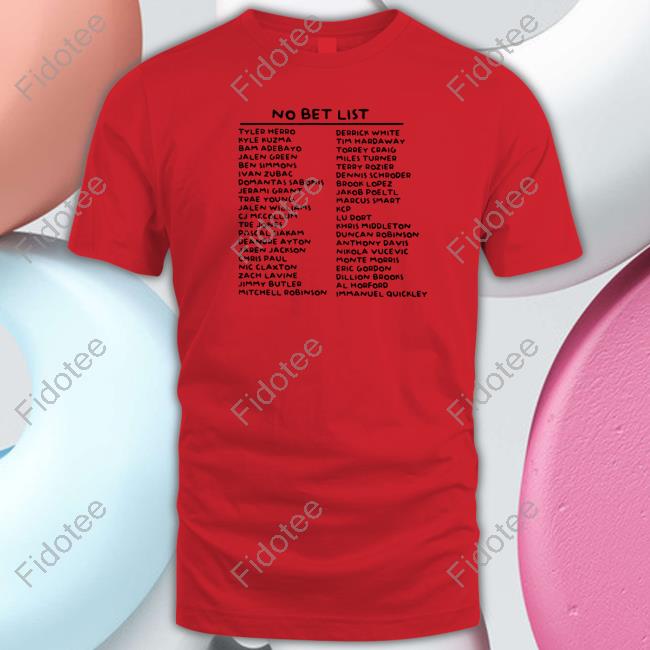 No Bet List Long Sleeve Br Betting Nba