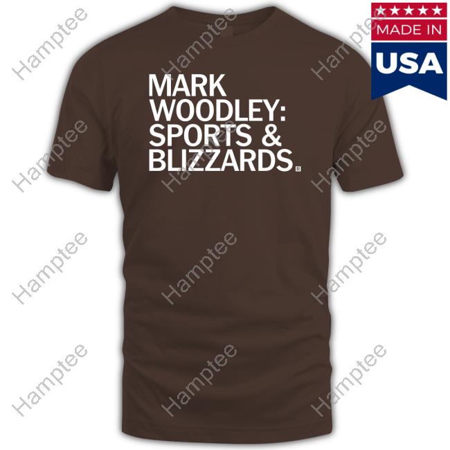 Mark Woodley Sports & Blizzards Crewneck Sweatshirt Mark Woodley Sports & Blizzards Crewneck Sweatshirt