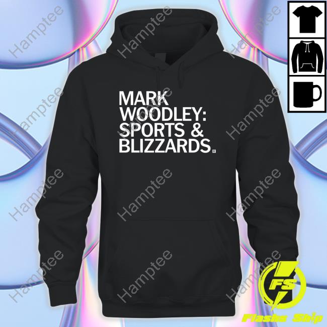 Mark Woodley Sports & Blizzards Crewneck Sweatshirt Mark Woodley Sports & Blizzards Crewneck Sweatshirt