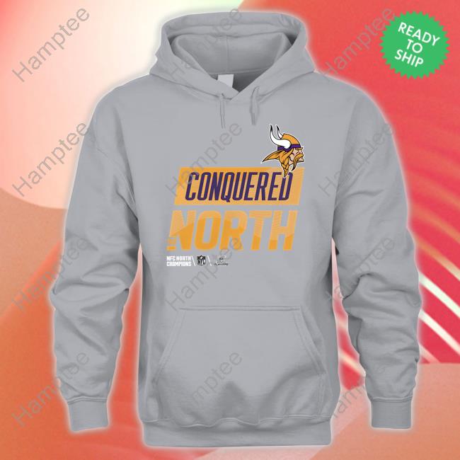 Vikings Conquered North The Nfc North Champions Sweatshirt Vikings Conquered North The Nfc North Champions Sweatshirt