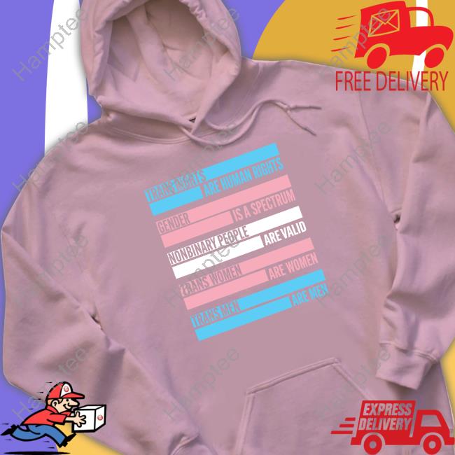 Trans Rights Are Human Rights Gender Is A Spectrum Nonbinary People Are Valid Trans Women Are Women Trans Men Are Men Sweatshirt Trans Rights Are Human Rights Gender Is A Spectrum Nonbinary People Are Valid Trans Women Are Women Trans Men Are Men Sweatshirt