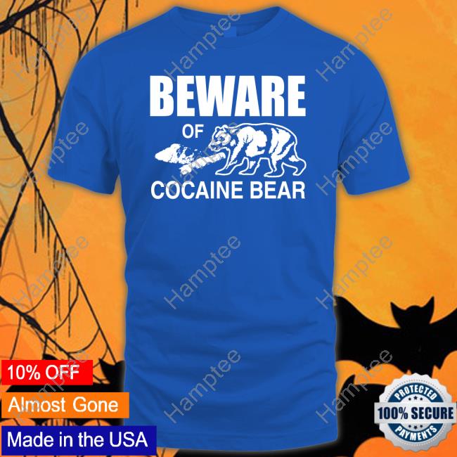 Barelylegal Merch Beware Of Cocaine Bear Long Sleeve