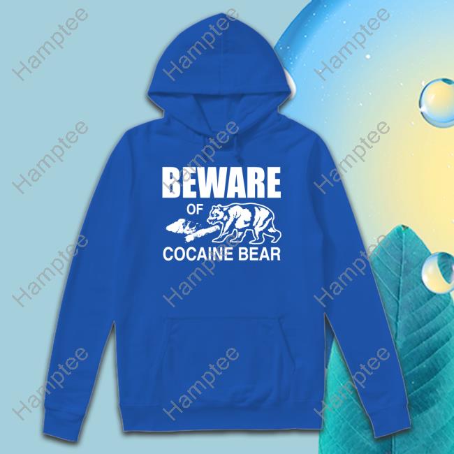 Barelylegal Merch Beware Of Cocaine Bear Tee Shirt