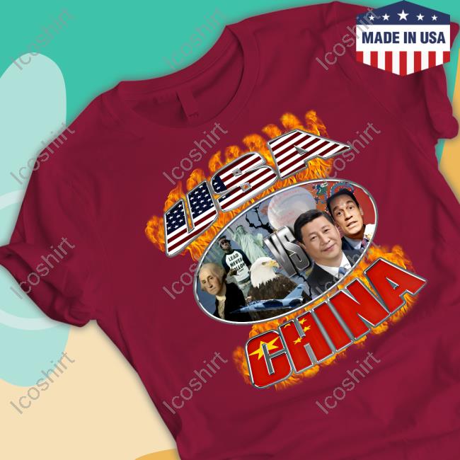 Crappy Worldwide Merch Usa Vs China Long Sleeved T-Shirt Crappy Worldwide Merch Usa Vs China Long Sleeved T-Shirt