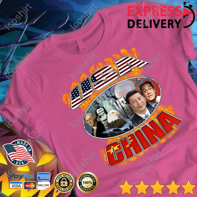 Crappy Worldwide Merch Usa Vs China Long Sleeved T-Shirt Crappy Worldwide Merch Usa Vs China Long Sleeved T-Shirt