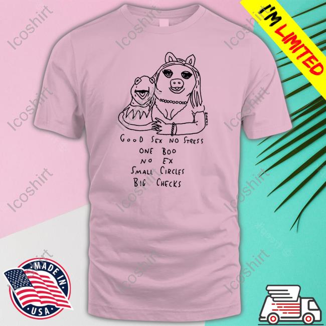 Matt Gray Good Sex No Stress One Boo No Ex Small Cirles Big Checks Tee Shirt Matt Gray Good Sex No Stress One Boo No Ex Small Cirles Big Checks Tee Shirt