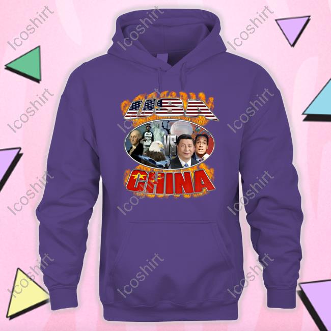 Crappy Worldwide Merch Usa Vs China Long Sleeved T-Shirt Crappy Worldwide Merch Usa Vs China Long Sleeved T-Shirt