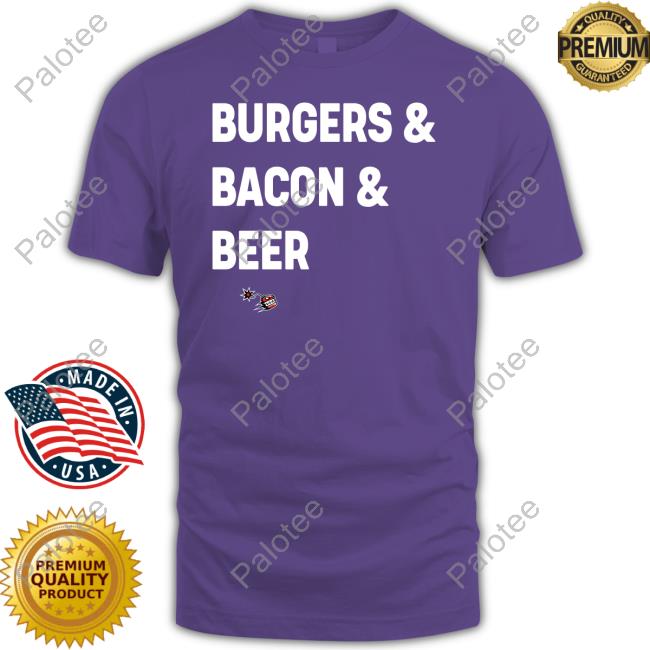 Burgers Bacon Beer Killer Burger Shirt LaMike james Burgers Bacon Beer Killer Burger Shirt LaMike james