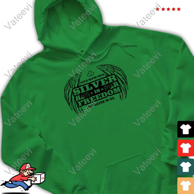 Gold Silver Pros Silver Is Freedom Tee Gold Silver Pros Silver Is Freedom Tee