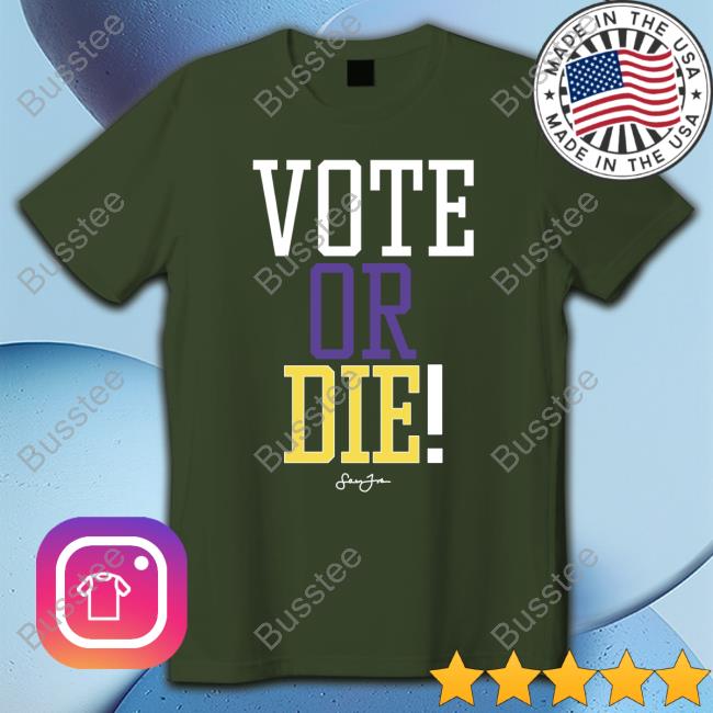 Hol'up, Wait A Min Vote Or Die Long Sleeve Tee Hol'up, Wait A Min Vote Or Die Long Sleeve Tee