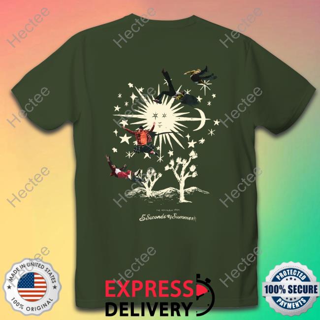 5Sos Merch 5 Seconds Of Summer Desert Sun Long Sleeve Tee Shirt 5Sos Merch 5 Seconds Of Summer Desert Sun Long Sleeve Tee Shirt