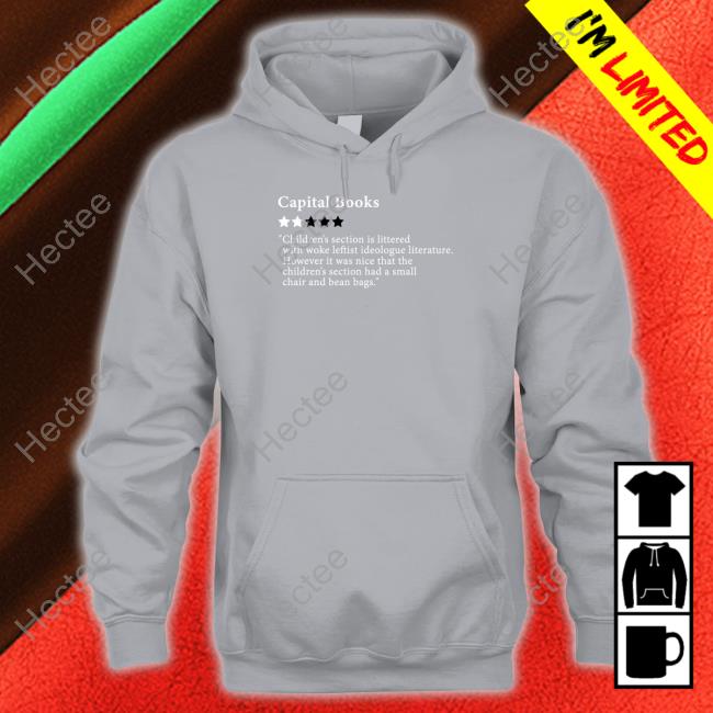 Capital Books 2-Stars For Woke Leftist Literature Shirt Capital Books 2-Stars For Woke Leftist Literature Shirt