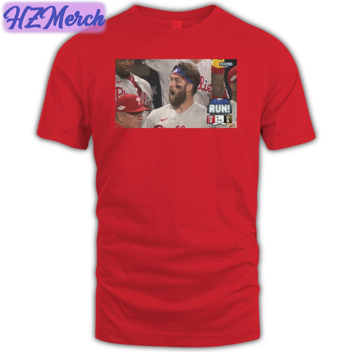 Bryce Harper's Face Seeing Kyle Schwarber's 488 Foot Home Run Shirt Bryce Harper's Face Seeing Kyle Schwarber's 488 Foot Home Run Shirt