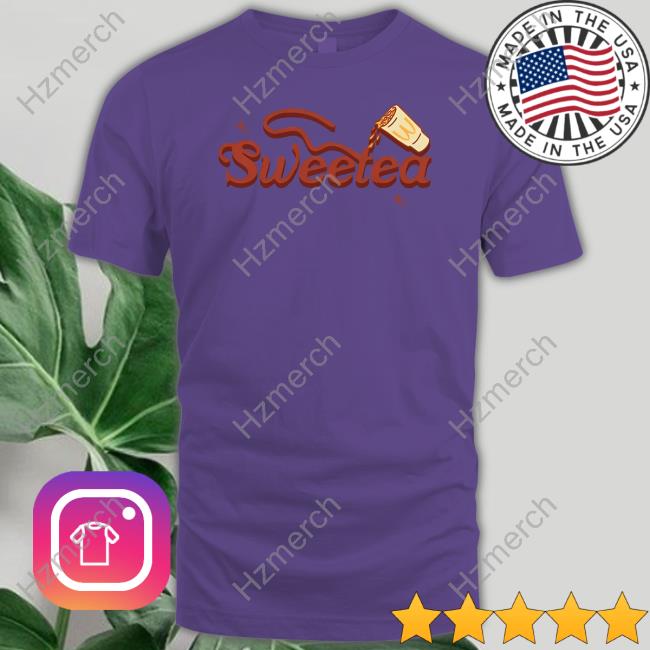 Sweetea Merch Red Logo Tan Shirt Sweetea Merch Red Logo Tan Shirt