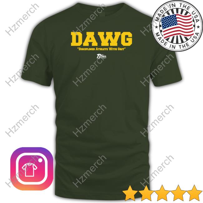Michigan Men's Basketball Dawg Disciplined Athlete With Grit Tee Blue By Ninety Merch Michigan Men's Basketball Dawg Disciplined Athlete With Grit Tee Blue By Ninety Merch