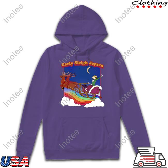 Carly Rae Jepsen Merch Carly Sleigh Jepsen Christmas Youth Hoodie Carly Rae Jepsen Merch Carly Sleigh Jepsen Christmas Youth Hoodie