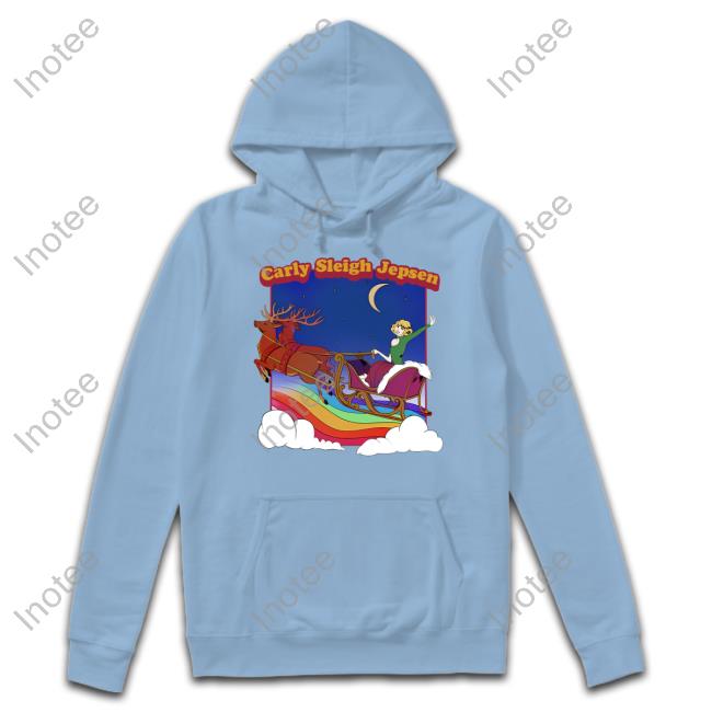 Carly Rae Jepsen Merch Carly Sleigh Jepsen Christmas Youth Hoodie Carly Rae Jepsen Merch Carly Sleigh Jepsen Christmas Youth Hoodie