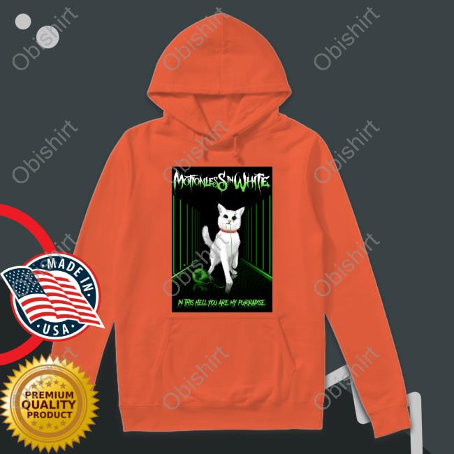 Motionless In White In This Hell You Are My Purradise Sweatshirt Motionless In White In This Hell You Are My Purradise Sweatshirt