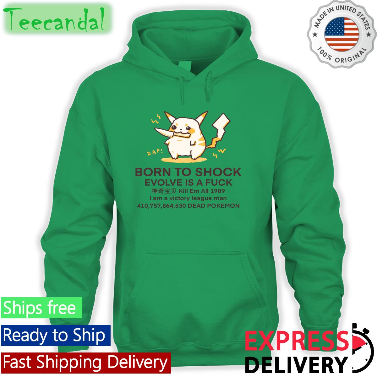 Born To Shock Evolve Is A Fuck Dead Pokemon Shirt Butterbeanren Shop Merch Pikachu Born To Shock Evolve Is A Fuck Dead Pokemon Shirt Butterbeanren Shop Merch Pikachu