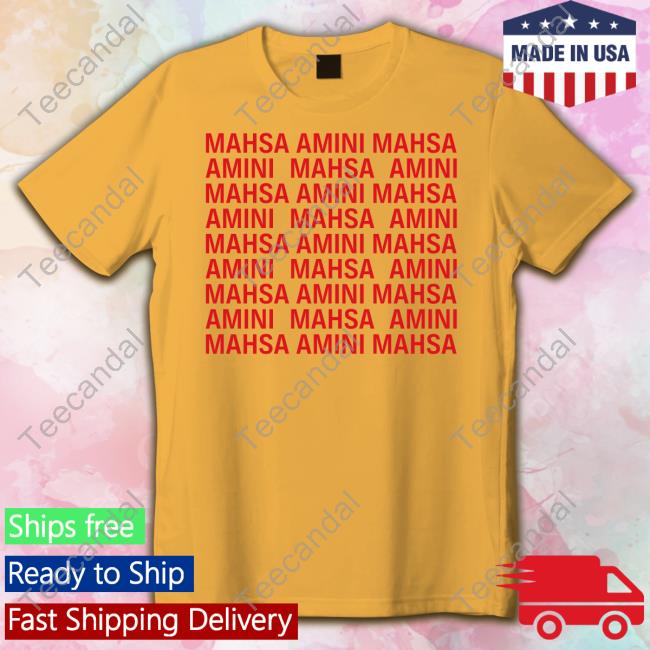 Jessica Chastain Mahsa Amini Tee Shirt Jessica Chastain Mahsa Amini Tee Shirt