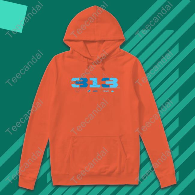 Ninja X Detroit Lions 313 Hoodie Ninja X Detroit Lions 313 Hoodie