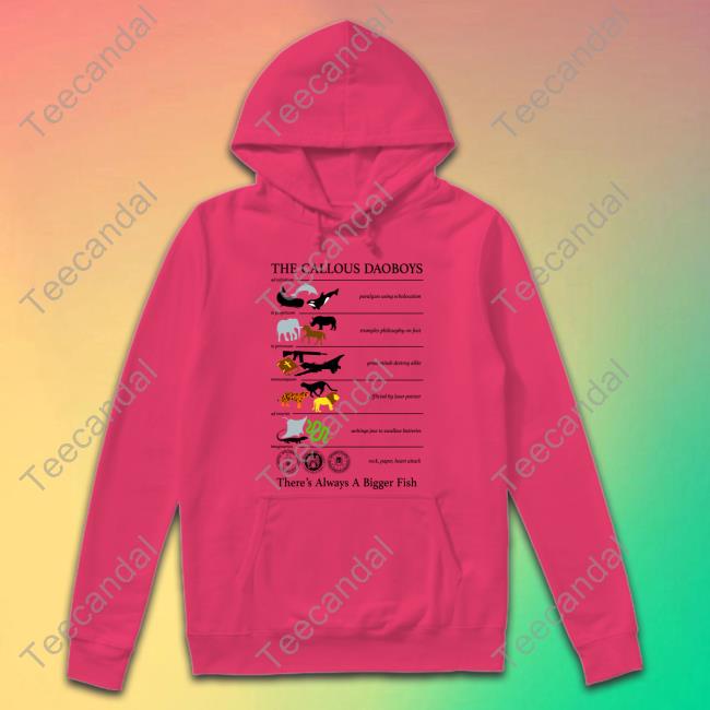 The Callous Daoboys There's Always A Bigger Fish T-Shirt Callousdaoboys The Callous Daoboys There's Always A Bigger Fish T-Shirt Callousdaoboys