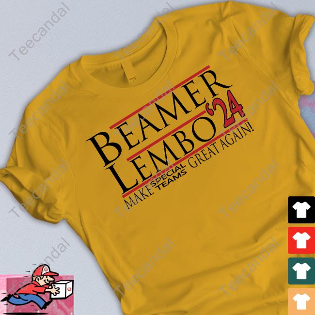 Beamer Lembo 24 Make Special Teams Great Again T Shirts Beamer Lembo 24 Make Special Teams Great Again T Shirts