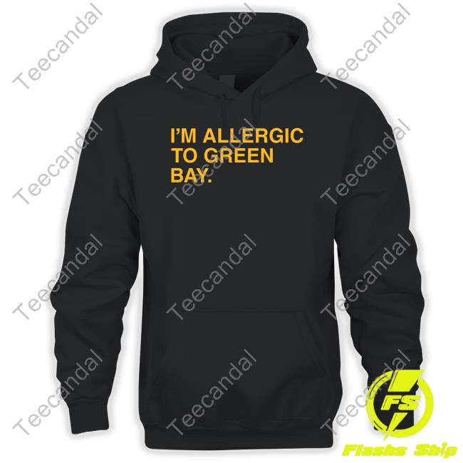 Dubs I'm Allergic To Green Bay Shirt Dubs I'm Allergic To Green Bay Shirt