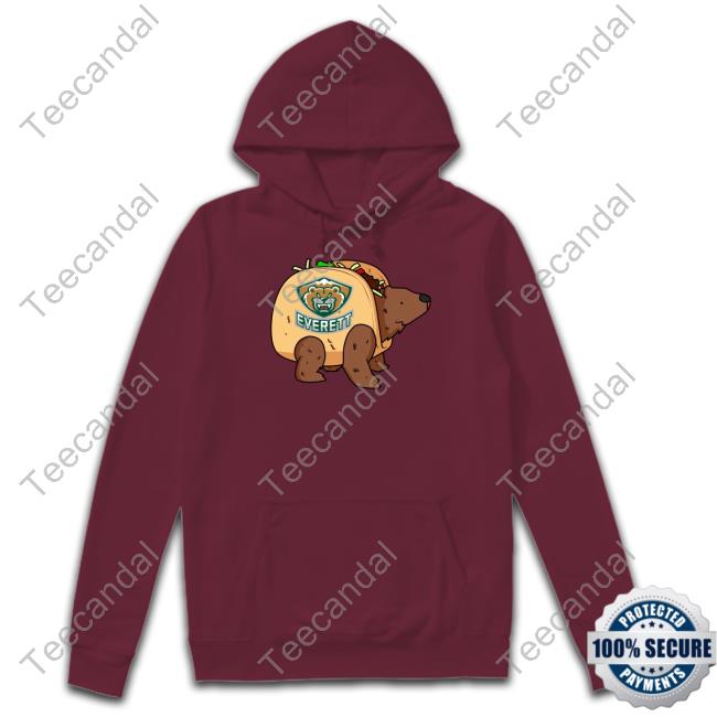 Whlsilvertips It’S Taco Time Bear Everett Silvertips Tee Shirt Whlsilvertips It’S Taco Time Bear Everett Silvertips Tee Shirt