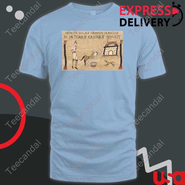 Princeps William Princeps Haroldvs In Pateram Caninam Impvlit Tee Shirt Dan Snow Princeps William Princeps Haroldvs In Pateram Caninam Impvlit Tee Shirt Dan Snow