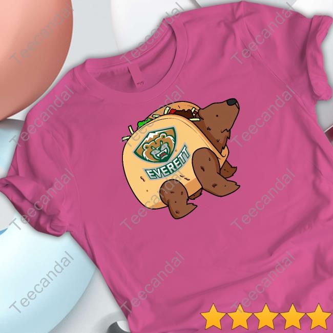 Whlsilvertips It’S Taco Time Bear Everett Silvertips Tee Shirt Whlsilvertips It’S Taco Time Bear Everett Silvertips Tee Shirt