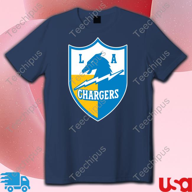 Los Angeles Chargers Vintage Shield Logo Tee Shirt Los Angeles Chargers Pro Merch Los Angeles Chargers Vintage Shield Logo Tee Shirt Los Angeles Chargers Pro Merch