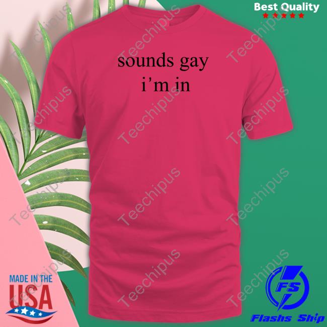 Sounds Gay I'm In T Shirt Sounds Gay I'm In T Shirt