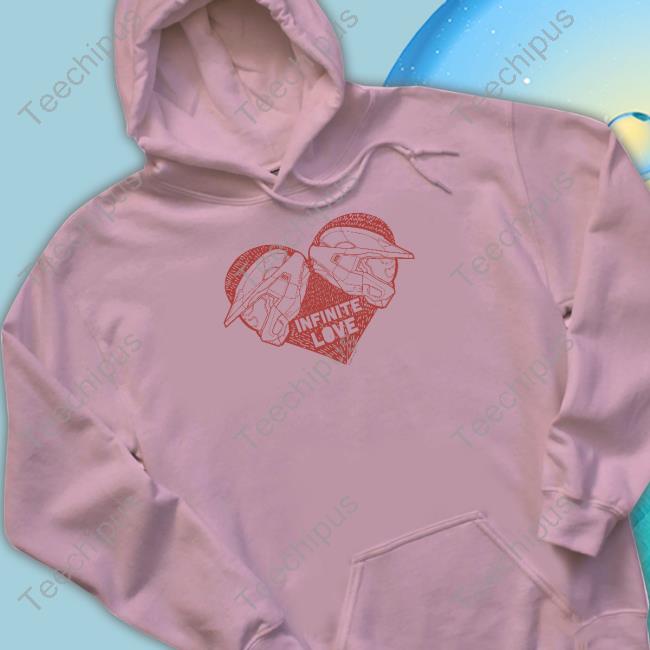 Infinite Love Halo Helmet Heart Fleece Shirt Infinite Love Halo Helmet Heart Fleece Shirt