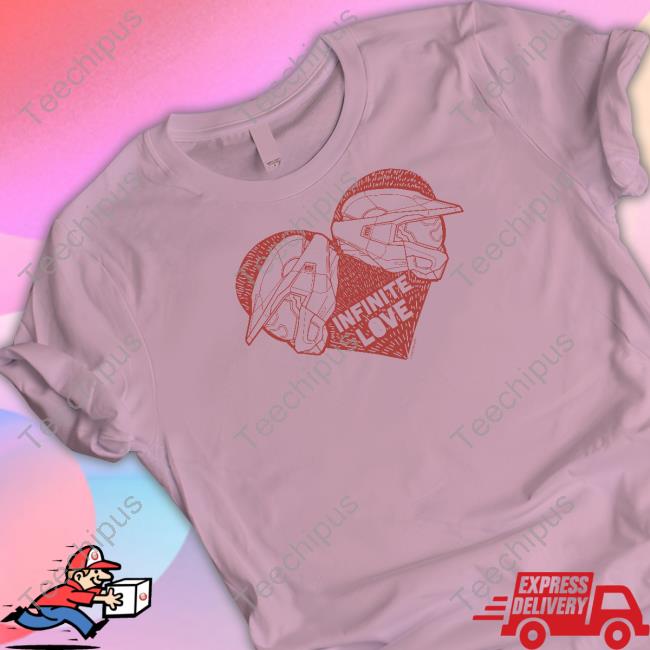Infinite Love Halo Helmet Heart Fleece Shirt Infinite Love Halo Helmet Heart Fleece Shirt