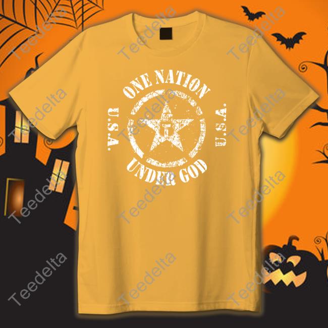 One Nation Under God Circle Star Crewneck Sweatshirt One Nation Under God Circle Star Crewneck Sweatshirt