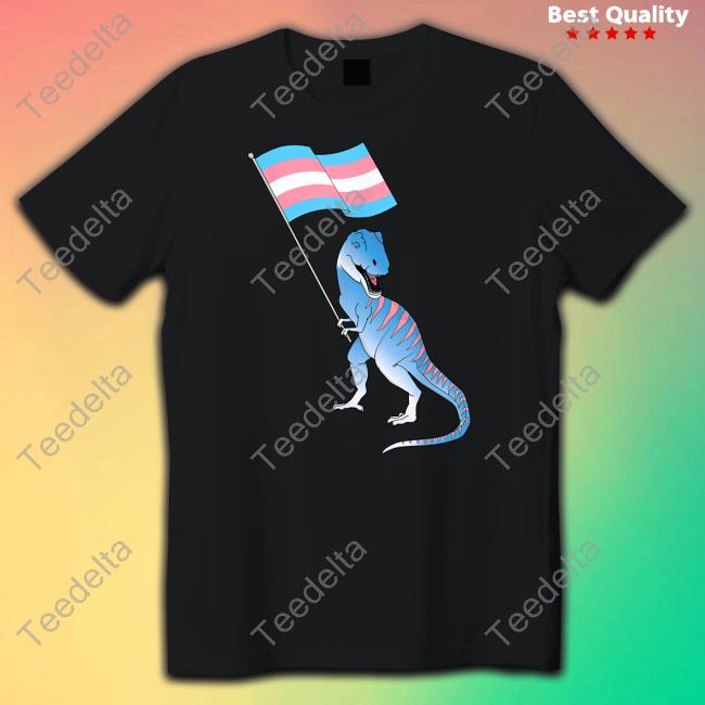 Trans Dinosaur Pride Flag Lbgt Gay Lesbian T Shirts Trans Dinosaur Pride Flag Lbgt Gay Lesbian T Shirts